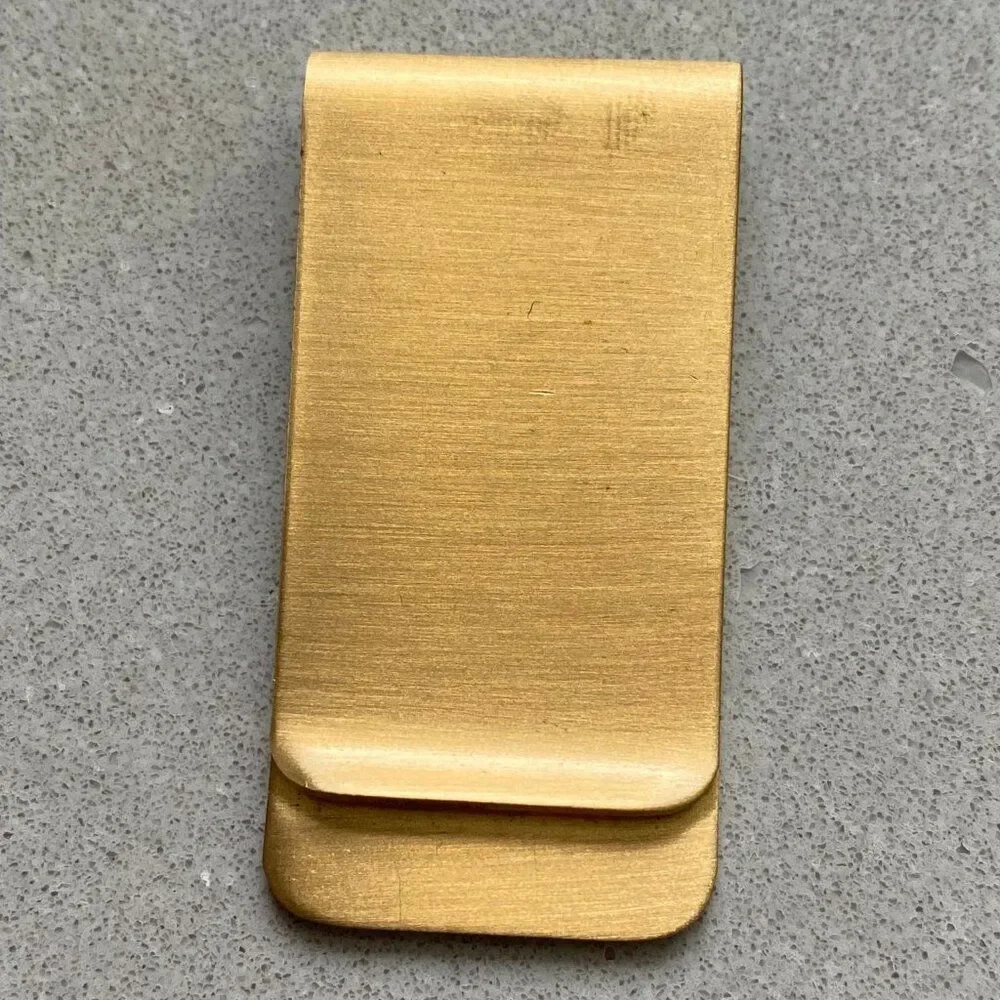 Vintage California The Golden State Gold-Tone Souvenir Money Clip, 2